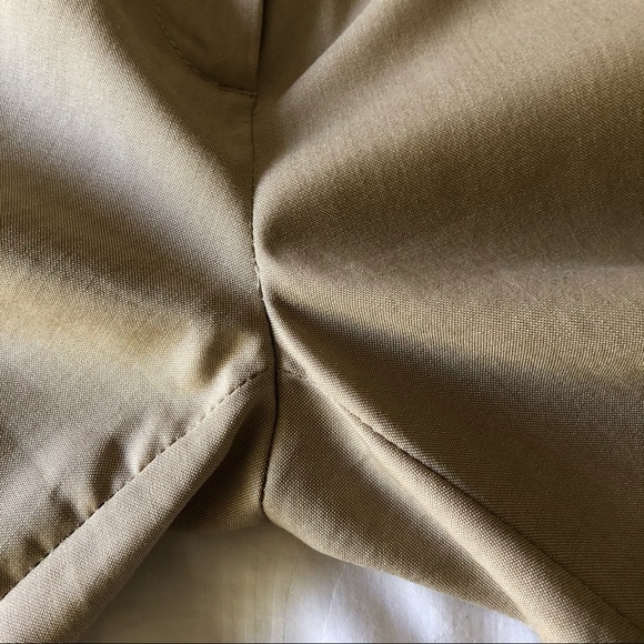 Women’s Trousers Lightweight Wool Beige Pant Made In Italy - Picture 8 of 11